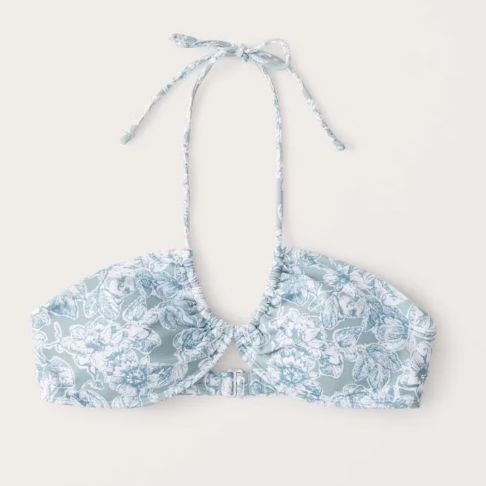 {Abercrombie & Fitch} Brand New Upside Down Halter Triangle Bikini Top